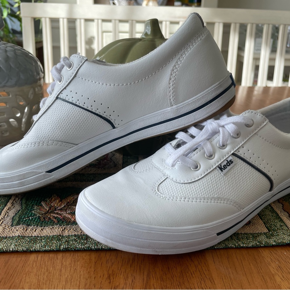 Keds Classic White Lace-Up Sneakers